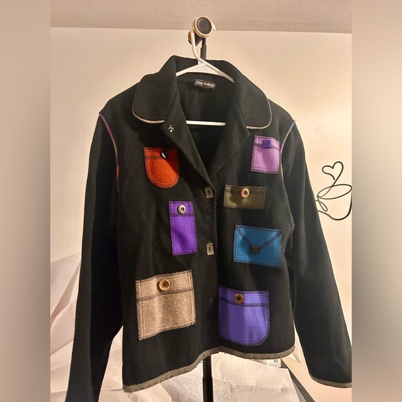 Lynn muray Jackets & Blazers - 100%wool Colorful Patchwork Women's Blazer